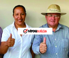 Vice prefeito e atual prefeita lideram a enquete para prefeito de Figueirópolis